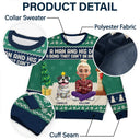 Christmas, Top Market, Pet Lovers, Pet Mom, Pet Dad, Dog Lovers, Dog Mom, Dog Dad, Happy - 3D Effect A Man And His Dog A Bond That Can't Be Broken - Personalized Unisex Ugly Sweater