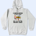 Gift For Yourself,Gift For Women,Happy,Camping - 3D Effect Camper Queen Classy Sassy - Personalized T Shirt