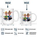Gift For Couples,Old Couples,LGBT,Gift For Women,Gift For Men,Love - 3D Effect Couple I'd Find You Sooner And Love You Longer - Personalized Mug