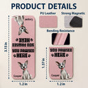 Dog Lovers, Cat Lovers ,Pet Lovers, Funny - You Pawsed Here 3D Effect Dog Cat - Personalized Leather Magnetic Bookmark