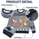 Funny,Cat Mom,Cat Lovers,Cat Dad,Christmas - A Bond That Can't Be Broken - Personalized Unisex Ugly Sweater