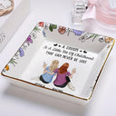 Happy,Cousin,Family,Gift For Sibling,Gift For Brothers,Gift For Sisters - A Cousin Is A Little Bit Of Childhood - Personalized Ring Dish