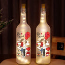 Gift For Couples, Gift For Husband, Gift For Wife, Gift For Boyfriend, Gift For Girlfriend - Couple Be Mine - Personalized Bottle Light