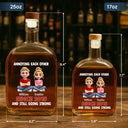 Gift For Couples, Gift For Women, Gift For Men, Gift For Husband, Gift For Wife, Gift For Girlfriend, Gift For Boyfriend, Top Market, Old Couples, Love - Annoying Each Other Since Couple - Personalized Whiskey Bottle