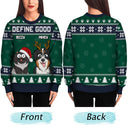 Happy Pawsliday - Christmas Gift For Dog Lovers, Cat Lovers - Personalized Unisex Ugly Sweater