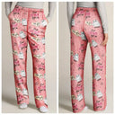 Cat Mom,Cat Lovers,Funny,Happy - Best Cat Mom Mum Ever - Personalized Pajama Pants