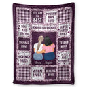 Gift For Women,Gift For Sisters,Gift For Bestie,Gift For Sibling,Love - Besties Sisters Sending You Big Hugs - Personalized Fleece Blanket, Sherpa Blanket