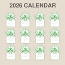 Gift For Yourself,Happy,Christmas - Bloom Where You Are Planted - Personalized Calendar With Wooden Stand