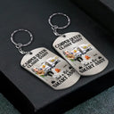Gift For Yourself, Gift For Women, Happy, Camping - Camper Queen Classy Sassy - Personalized Aluminum Keychain