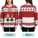 Christmas,Gift For Bestie,Gift For Sisters - Can't Imagine Life Without Besties Sisters - Personalized Unisex Ugly Sweater