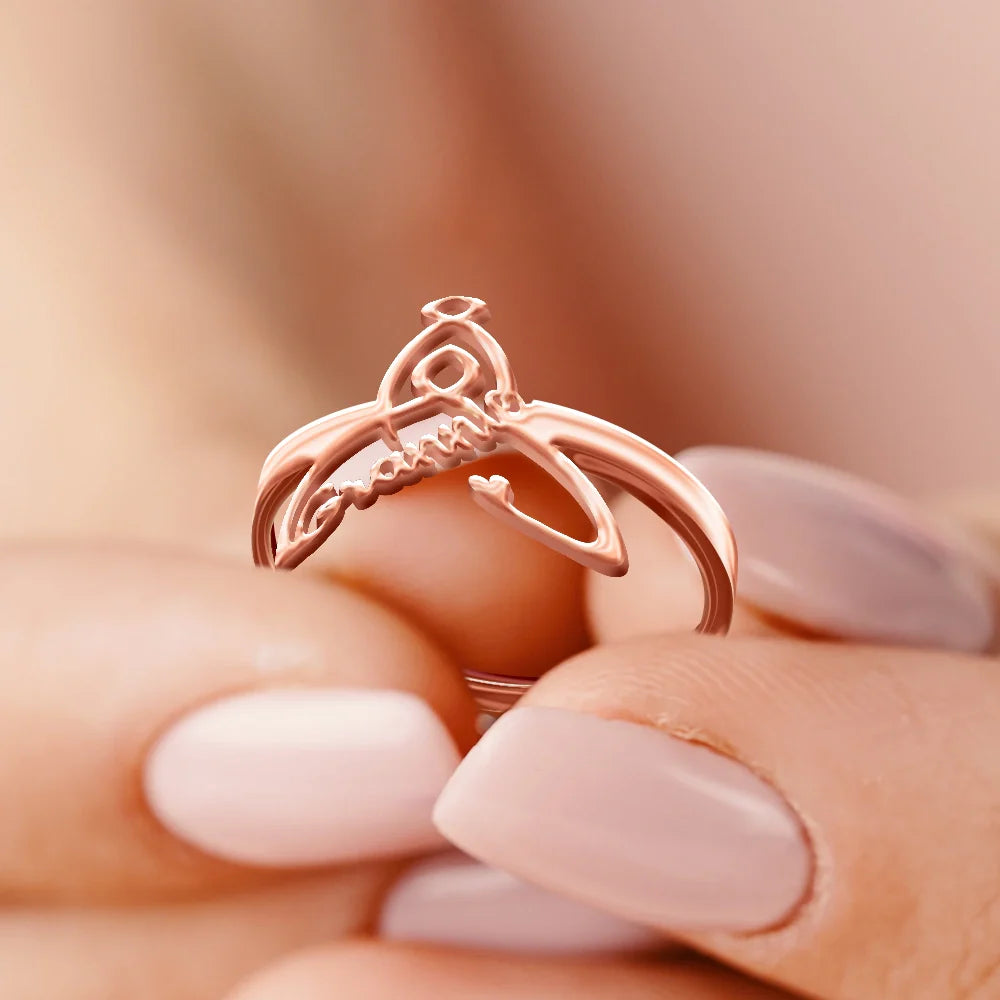 Gift For Women,Gift For Mother,Love,Gift For Grandma - Celtic Motherhood Symbol - Personalized Custom Shaped Ring