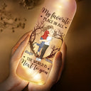 Gift For Couples, Gift For Husband, Gift For Boyfriend, Gift For Girlfriend, Gift For Wife - Couple Favorite Place In All The World - Personalized Bottle Light