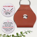Gift For Couples, LGBT, Gift For Women, Gift For Men, Love, Top Market - Couple Holding Hands My Person My Love My Forever - Personalized Leather Pocket Hug