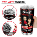 Old Couples,Gift For Husband,Gift For Wife,Gift For Boyfriend,Gift For Girlfriend,Love - Couple I Love You Every Day - Personalized Tumbler