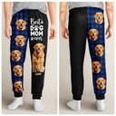 Custom Photo,Dog Lovers,Dog Mom,Pet Lovers,Happy - Custom Photo Best Dog Mom Ever Flannel Pattern - Personalized Pajama Pants