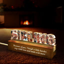 Gift For Sisters, Gift For Bestie, Love - Custom Photo Bestie Sister Because Of You - Personalized Custom Shaped LED Light