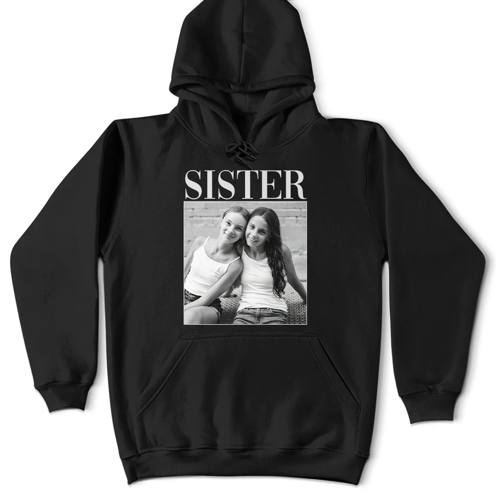Gift For Bestie,Gift For Sisters,Happy,Custom Photo - Custom Photo Bestie Vintage - Personalized T Shirt