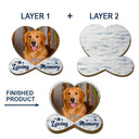 Custom Photo Forever Loved Memorial Dog Cat - Personalized Custom Shaped Car Visor Clip