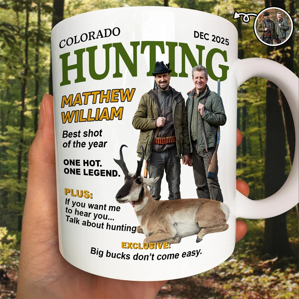 Custom Photo Hunter Of The Year - Personalized Mug