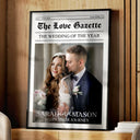 Gift For Couples,Wedding,Love,Gift For Women,Gift For Men,Gift For Wife,Gift For Husband,LGBT - Custom Photo The Wedding Of The Year Newlywed Couples - Personalized Poster