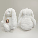 Pet Lovers, Cat Lovers, Dog Lovers, Sad, Memorial, Family, Gift For Sibling, Parents, Gift For Grandparents - Custom Photo Think Of Me In Your Heart Memorial - Personalized Soft Toy Bunny
