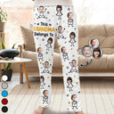 Custom Photo, Happy, Gift For Grandpa, Gift For Grandparents, Gift For Grandma, Gift For Mother, Gift For Father - Custom Photo This Grandpa Grandma Belongs To Kids Pet - Personalized Pajama Pants