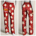 Custom Photo,Happy,Gift For Grandpa,Gift For Grandparents,Gift For Grandma,Gift For Mother,Gift For Father - Custom Photo This Grandpa Grandma Belongs To Kids Pet Face - Personalized Pajama Pants