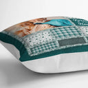 Family, Custom Photo, Memorial, Sad, Gift For Women, Christmas - Custom Photo When You Really Miss Me Hug This Pillow - Personalized Pillow