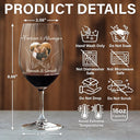 Gift For Couples,Gift For Husband,Gift For Wife,Gift For Boyfriend,Gift For Girlfriend,Love - Custom Photo You And Me We Got This - Personalized Wine Glass