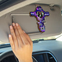 Memorial - Custom Photo God Has You In His Arms - Personalized Custom Shaped Car Visor Clip