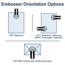 Reading,Gift For Yourself,Happy,Gift For Women - From The Library Of Bookworm Birth Flower - Personalized Embosser Stamp