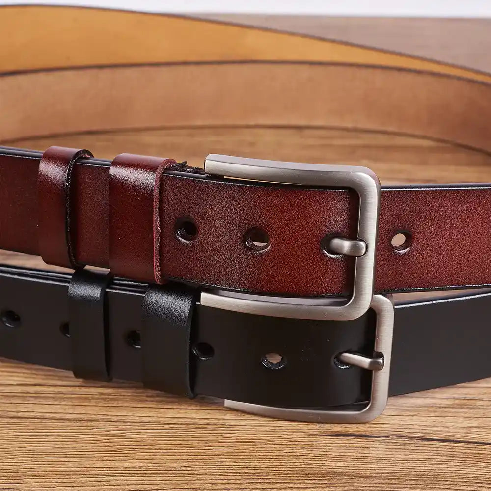 Gift For Couples,Gift For Husband,Gift For Boyfriend,Funny - I Love You Everyday Couple - Personalized Engraved Leather Belt