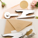 Reading, Gift For Yourself, Happy, Gift For Women - From The Library Of Book Lover Birth Flower - Personalized Embosser Stamp