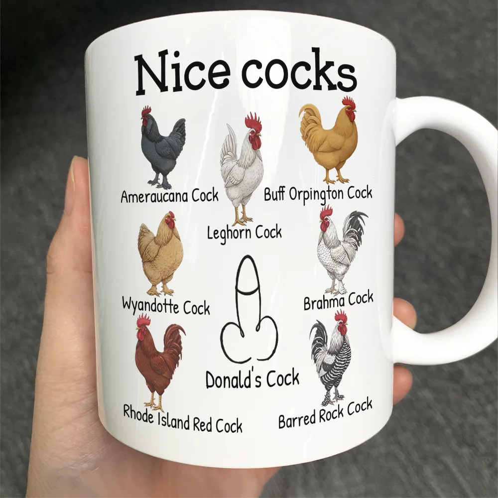 Funny Mug Nice Cocks - Personalized Mug