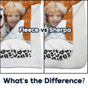 Gift For Yourself,Gift For Women,Gift For Men,Pet Lovers,Pet Mom,Pet Dad,Pet Couple,Dog Lovers,Dog Mom,Dog Dad,Dog Couple,Cat Lovers,Cat Mom,Cat Dad,Cat Couple,Custom Photo,Happy - Custom Photo Dog Cat Cuddling Blanket - Personalized Fleece Blanket, Sherpa Blanket