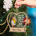 Christmas Couple Forever Yours - Gift For Couples - Personalized 2-Layered Mix Ornament