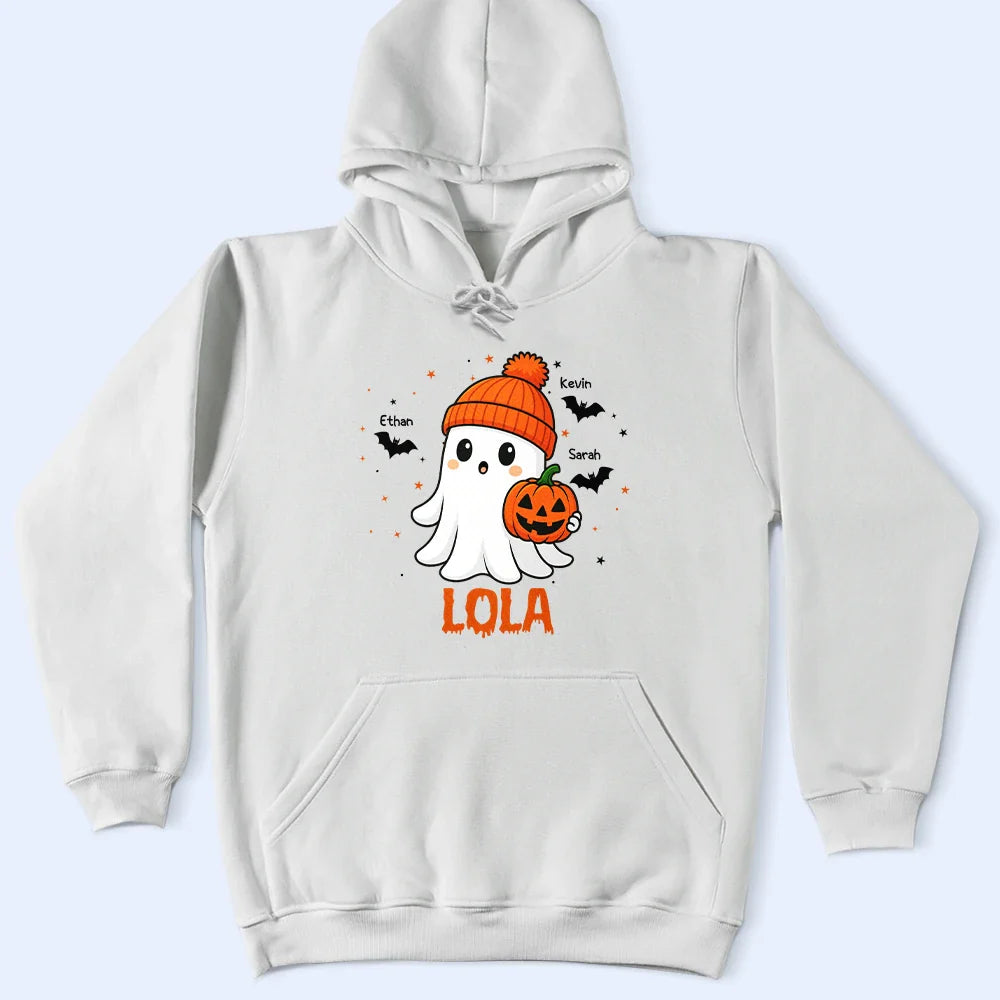 Halloween,Gift For Grandma,Grandma - Grandkids,Happy - Halloween Boo Grandma Nana - Personalized T Shirt