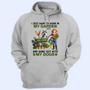 Gardening,Gift For Women,Happy,Gift For Yourself - I Just Want To Work In My Garden - Personalized T Shirt