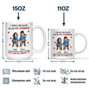 Gift For Couples,Gift For Husband,Gift For Wife,Gift For Women,Gift For Men,Happy - I Smile Because You Are My Husband - Personalized Mug