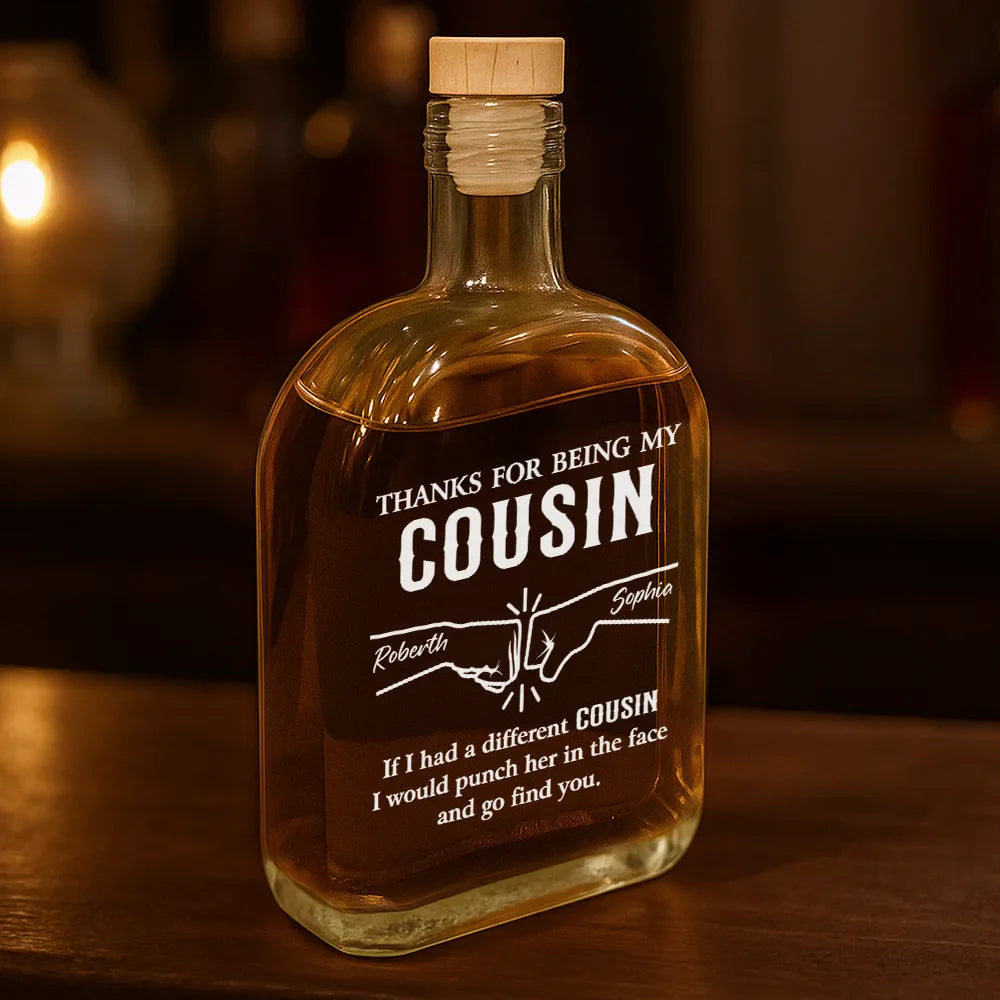 Funny,Gift For Brothers,Gift For Sibling,Gift For Husband,Gift For Wife - If I Had A Different Brother - Personalized Whiskey Bottle
