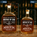 Funny,Gift For Brothers,Gift For Sibling,Gift For Husband,Gift For Wife - If I Had A Different Brother - Personalized Whiskey Bottle