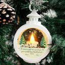 Sad, Christmas, Memorial, Dog Lovers - If Love Could Have Saved You - Personalized Candlelight Lantern Ornament