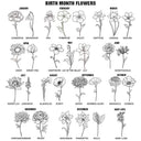 New baby, New Dad, New Mom, Gift For Kids, Happy - Birth Flowers A Mom And Her Baby Forever Linked Together - Personalized Embroidered Knitted Baby Blanket