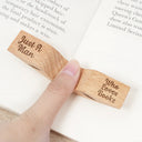 Gift For Yourself,Gift For Women,Gift For Men,Reading,Happy -  Just A Girl Man Who Loves Books - Personalized Thumb Page Holder
