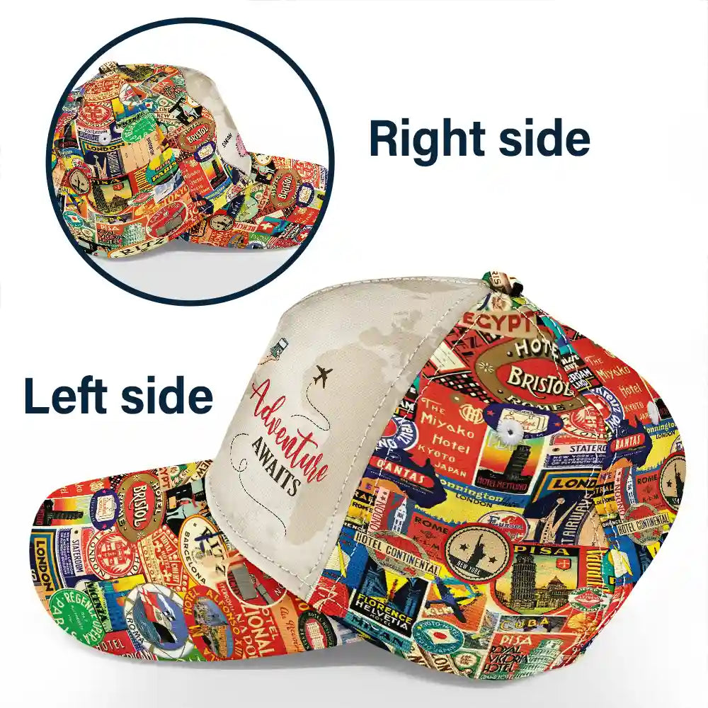 Just A Girl Who Loves Traveling - Personalized Classic Cap