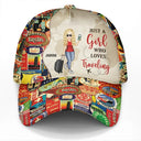 Just A Girl Who Loves Traveling - Personalized Classic Cap