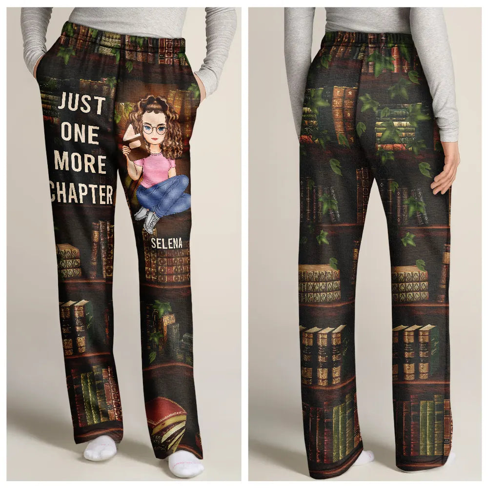 Just A Girl Who Loves Books - Personalized Pajama Pants