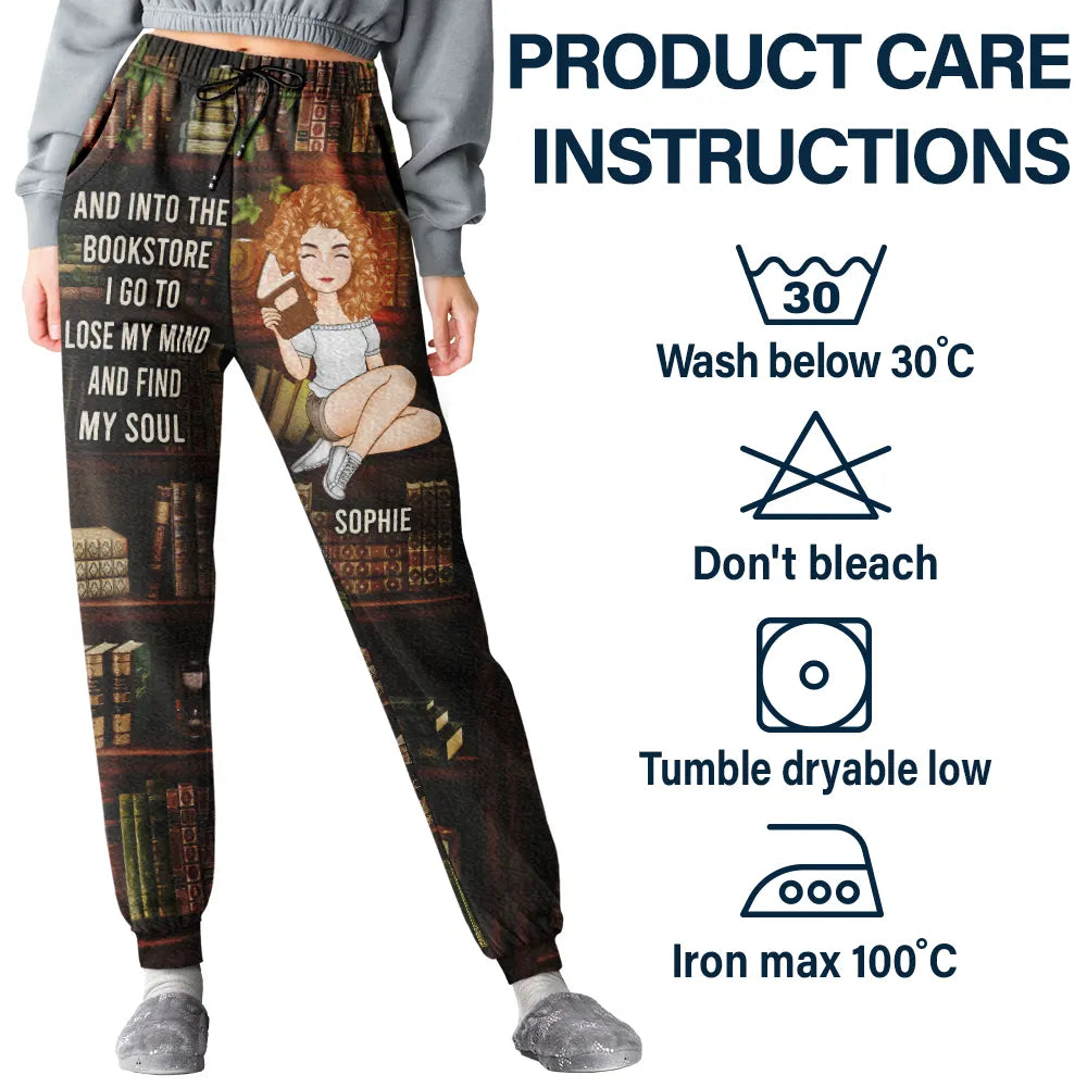 Just A Girl Who Loves Books - Personalized Pajama Pants