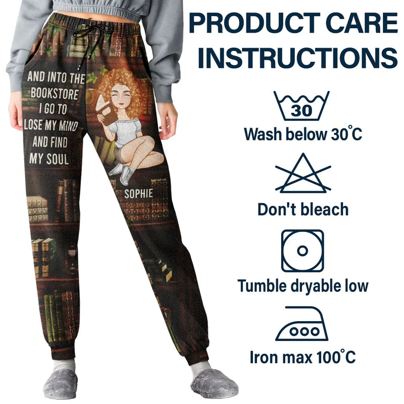 Just A Girl Who Loves Books - Personalized Pajama Pants
