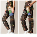 Just A Girl Who Loves Books - Personalized Pajama Pants